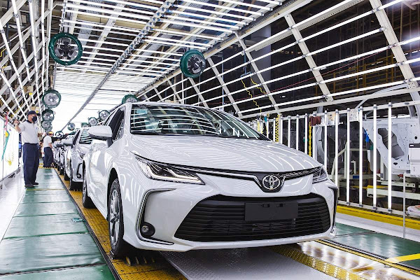Toyota lucra US$ 4,5 bilhões no primeiro trimestre fiscal de