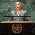 Premiê italiana estreia na ONU e pede “guerra” ao tráfico
